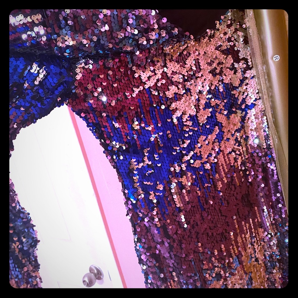 Colorful sparkly dress